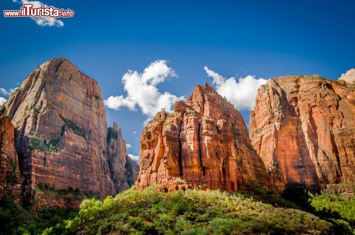Immagine I tre patriarchi le rocce imponenti del Zion National Park - © Fotos593 / Shutterstock.com