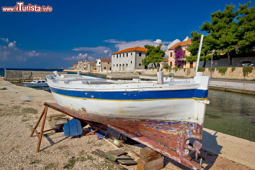 Immagine Il borgo dei pescatori di Bibinje in Dalmazia, Croazia.