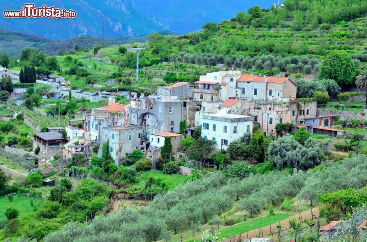 Immagine Il borgo di Borgio Verezzi, provincia di Savona, Liguria. Un tempo si chiamava Burgus Veretium o più semplicemente Veretum - © maudanros / Shutterstock.com