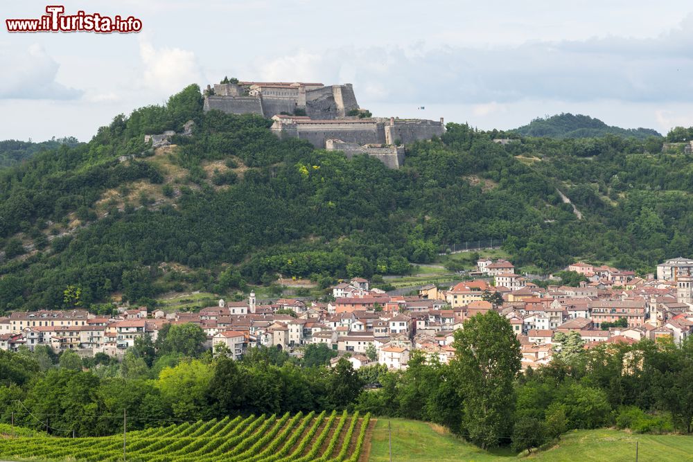 Immagine Il borgo di Gavi in provincia di Alessandria e la sua fortezza in Piemonte