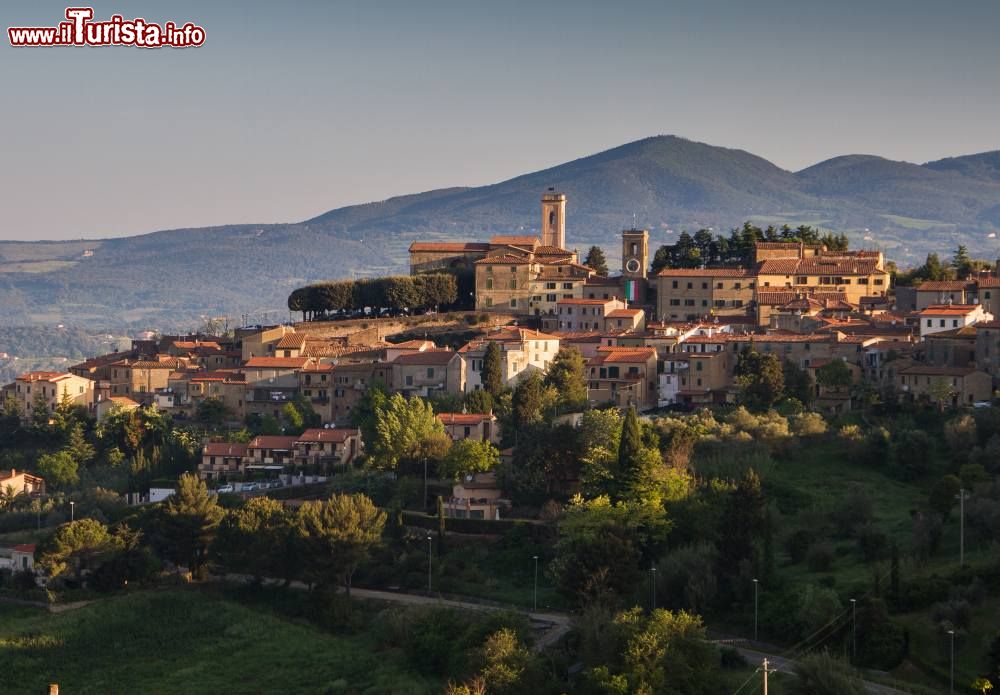 Immagine Il borgo di Montescudaio, Provincia di Pisa in Toscana. Questa località è famosa per la sua Festa del Vino che si svolge in autunno