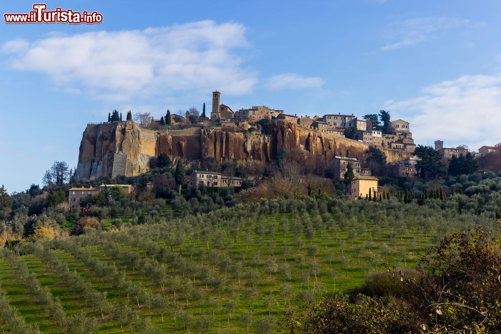 Immagine Il Borgo di Orvieto su di una rupe di tufo in Umbria