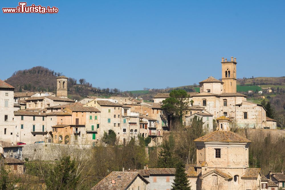 Immagine Il borgo di Pergola nelle Marche: è chiamato il paese del tartufo, qui si svolge un'importante sagra