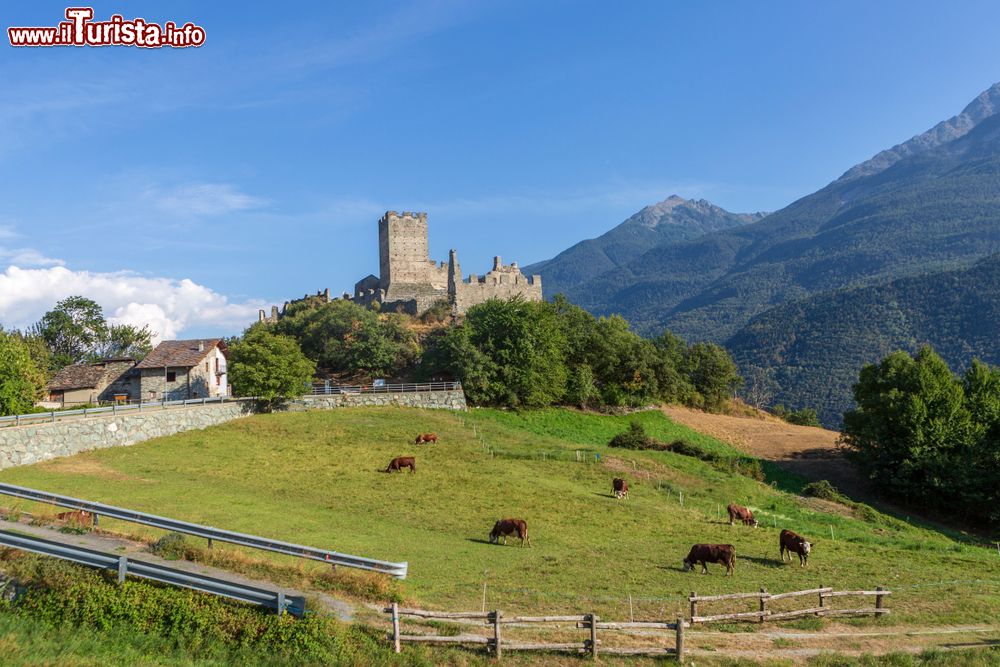 Immagine Il Castello  medievale di Cly nel comune di Saint-Denis in Valle d'Aosta