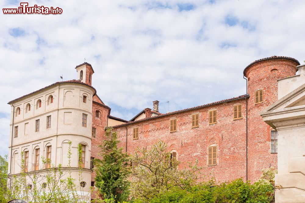 Immagine Il Castello Beraudo a Pralormo in Piemonte: è famoso per il suo parco che in primavera si colora della fioritura dei tulipani.