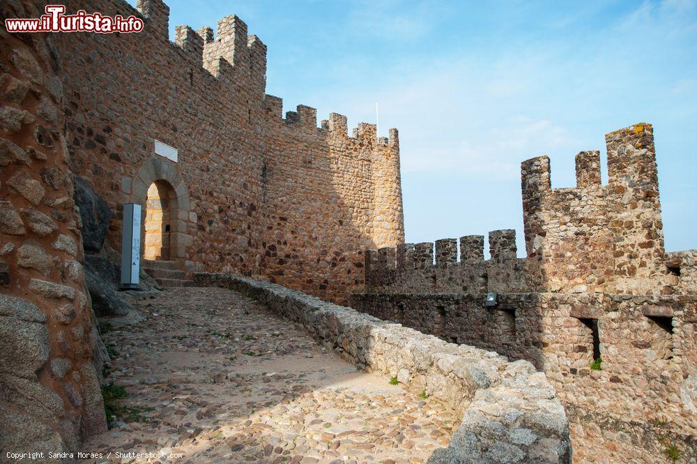 Immagine Il castello di Almourol a Vila Nova da Barquinha (Portogallo). Raggiungibile solo tramite imbarcazioni, questo castello aveva funzione militare diversamente dalla altre strutture templari - © Sandra Moraes / Shutterstock.com