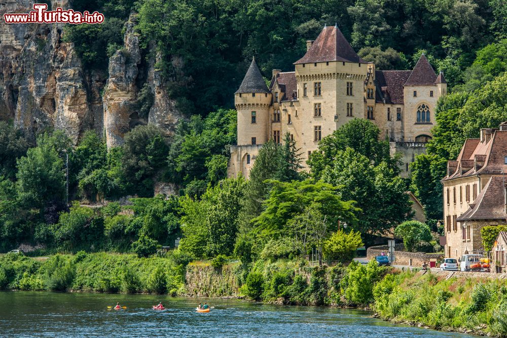 Immagine Il castello di Chateau de la Mallantrie a La Roque Gageac in Francia (Aquitania)