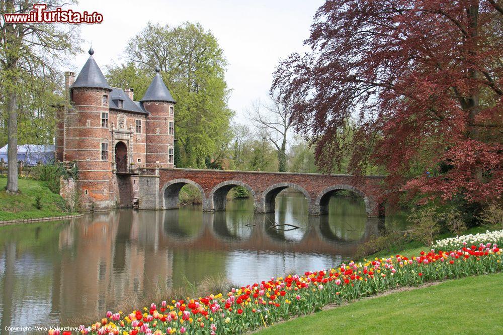 Immagine Il Castello di Groot-Bijgaarden a Bruxelles durante la manifestazione Floralia in primavera - © Vera Kalyuzhnaya / Shutterstock.com