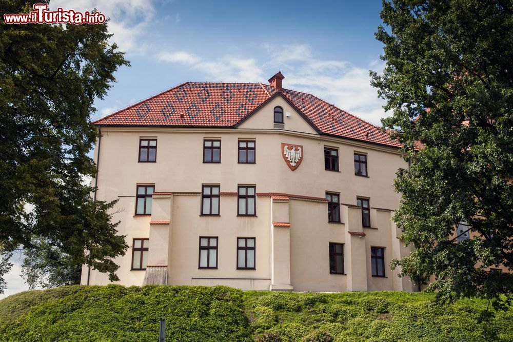 Immagine Il Castello di Oświęcim (Polonia), dopo essere stato ricostruito ripetutamente nel corso dei secoli, ospita oggi il "museo del Castello" (Muzeum Zamek).