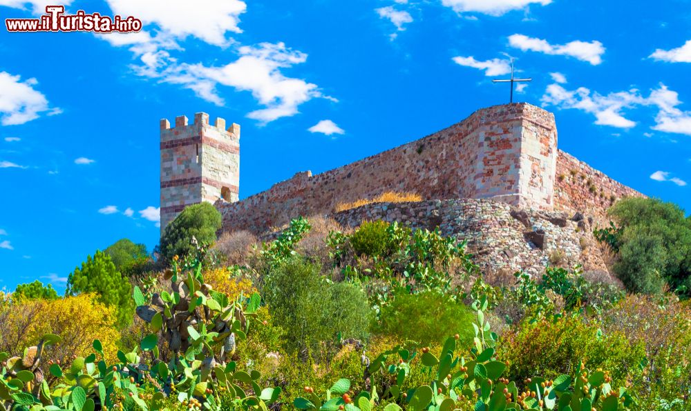 Immagine Il Castello Malaspina domina il centro storico del Borgo di Bosa in Sardegna