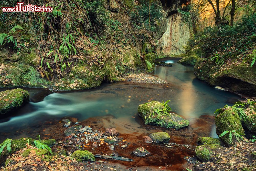 Immagine Il cavo degli zucchi, una delle gole tra Nepi e Civita Castellana nel Lazio