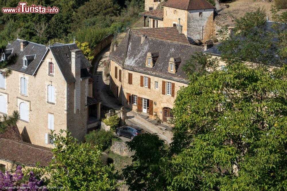 Immagine Il centro di Beynac-et-Cazenac visto dall'alto, Dordogna, Francia - © wjarek / Shutterstock.com