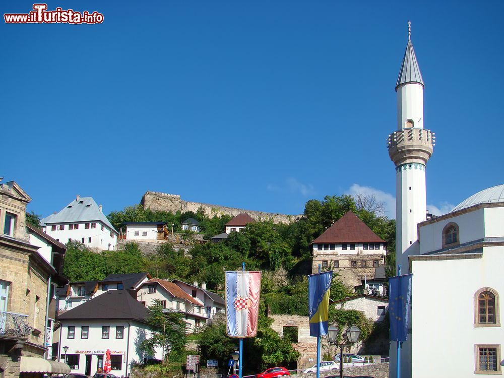 Immagine Il centro di Jajce, Bosnia e Erzegovina. La fondazione di questa località risale al XIV° secolo.