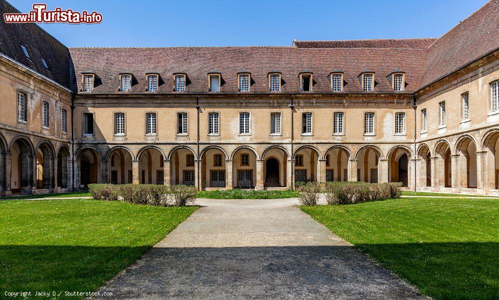 Immagine Il cortile dell'abbazia di Cluny, Borgogna-Franca Contea. Questo monastero è stato la più famosa e prestigiosa istituzione monastica d'Europa - © Jacky D / Shutterstock.com