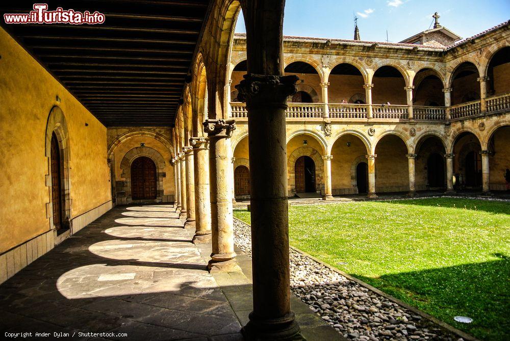 Immagine Il cortile dell'antica Università di Onati, Paesi Baschi, Spagna. Fondato nel 1540, l'edificio ospita l'Istituto di Sociologia del Diritto - © Ander Dylan / Shutterstock.com