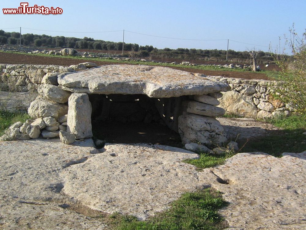 Immagine Il Dolmen Stabile a Giuggianello nel Salento, Puglia  - ©  GFDL, Wikipedia