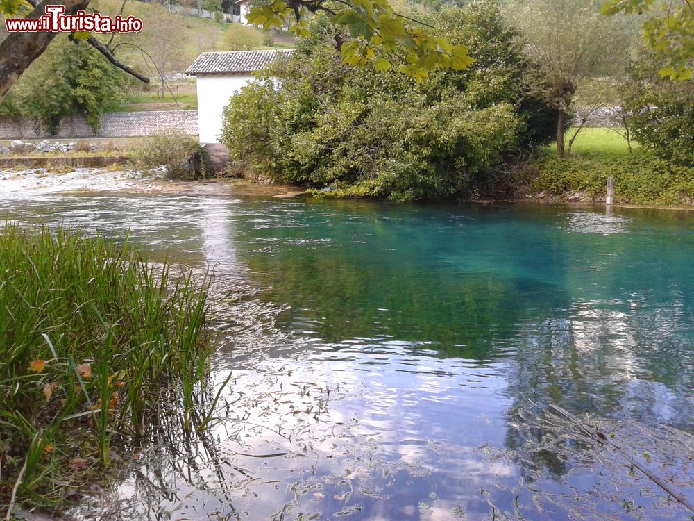 Immagine Il fiume Livenza a Polcenigo: ci troviamo nei pressi del Monastero della Santissima Trinità