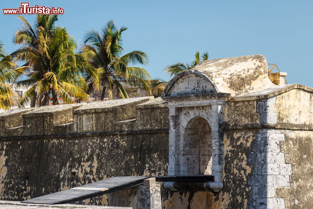 Immagine Il forte San Juan de Ulua nella città di Veracruz, Messico. Inizialmente serviva per difendere la città dagli attacchi dei pirati, poi divenne la miglior fortezza del Messico e infine venne scelta come base dell'esercito spagnolo che dopo il 1821 cercò di riconquistare il Messico.