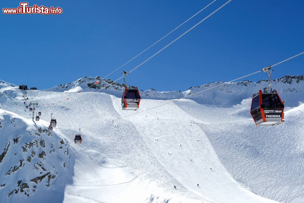 Immagine Il ghiacciaio del Presena e la cabinovia del Passo del Tonale - Cabinovia Presena Ph. Pino Veclani