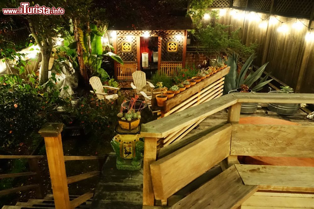 Immagine Il giardino di un lussuoso appartamento di San Francisco da affittare su Airbnb (USA).
