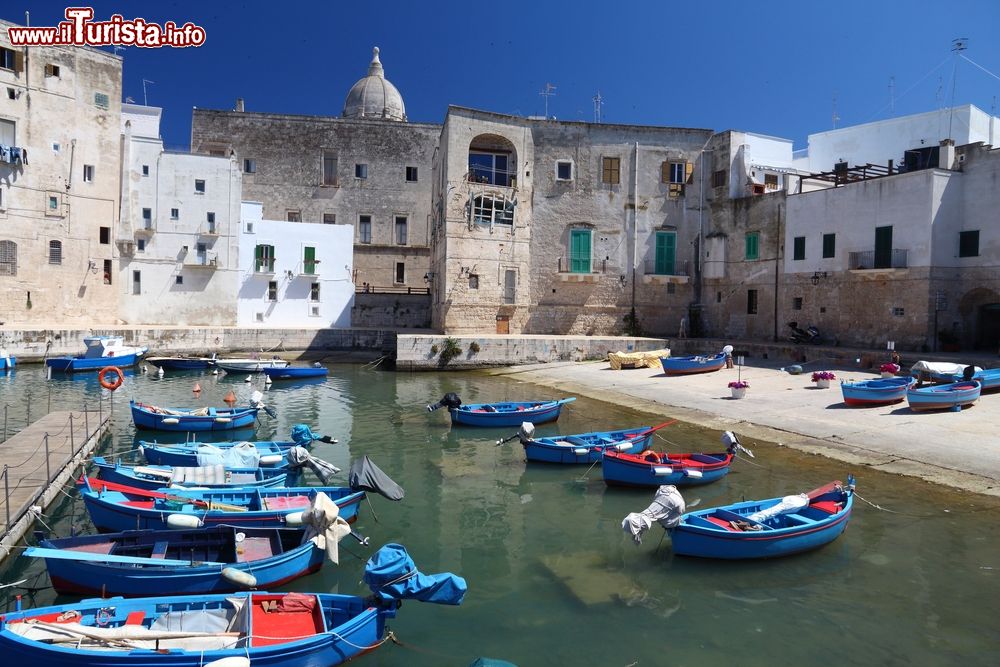 Immagine Il grazioso porto del villaggio di Monopoli, Puglia.