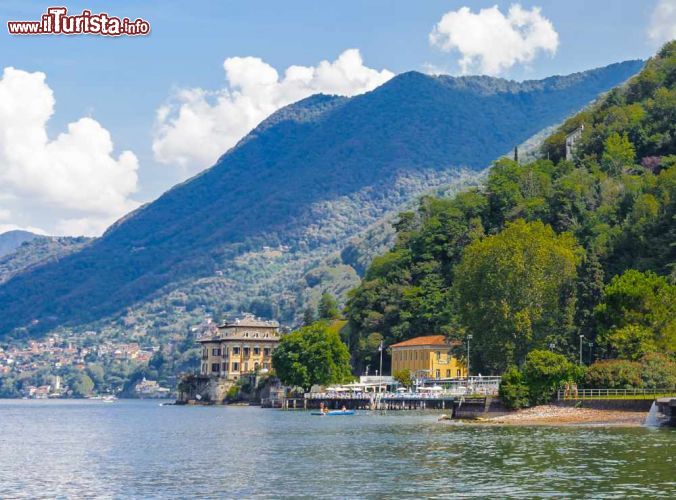 Immagine Il lago di Como fotografato dal borgo di Blevio in Lombardia