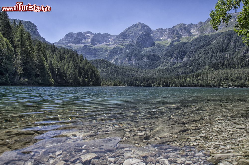 Immagine Il lago di Tovel in Trentino non lontano da Tuenno.