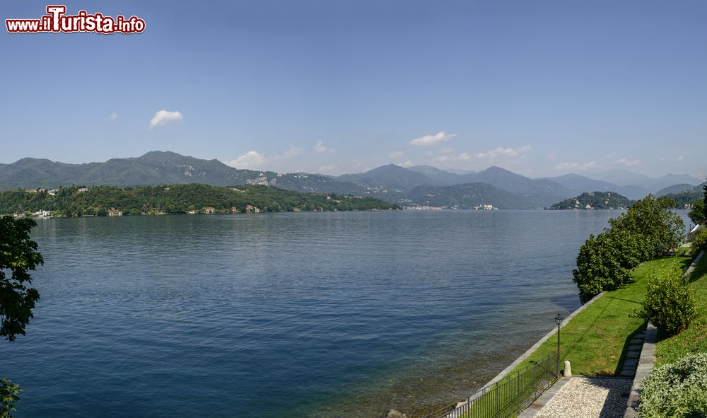 Immagine Il Lago d'Orta a Corconio, borgo della provinica di Novara, in Piemonte