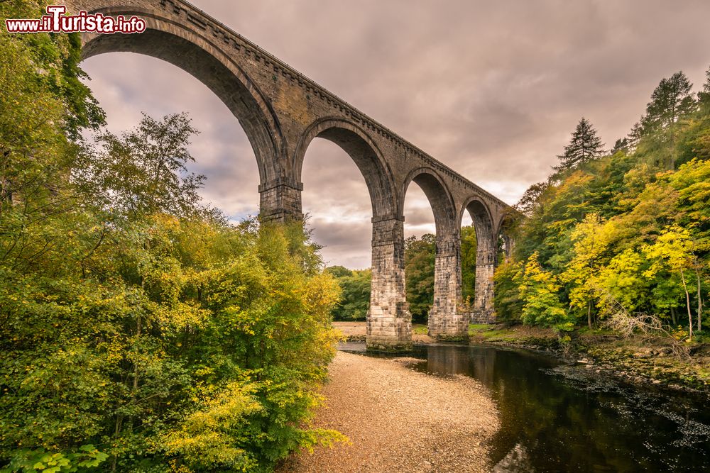 Immagine Il Lambley Viaduct nella South Tyne Valley in North Est England
