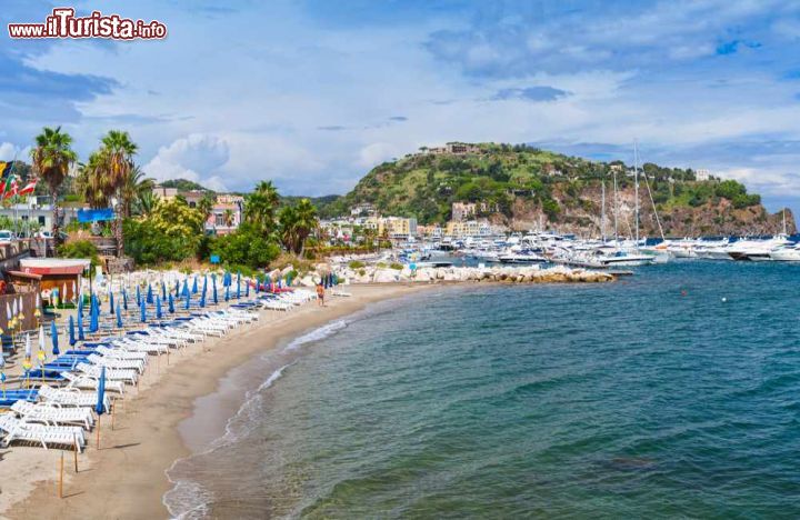 Immagine Il litorale e la spiaggia cittdina di Lacco Ameno ad Ischia