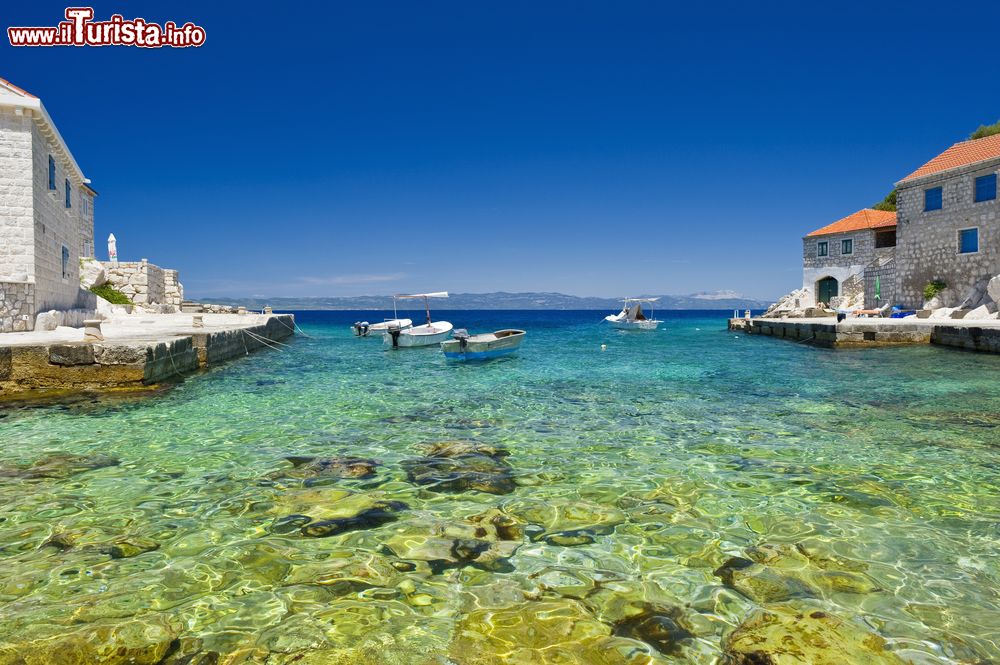 Immagine Il mare cristallino del Villaggio di Lastovo (Lagosta), isola della Dalmazia in Croazia