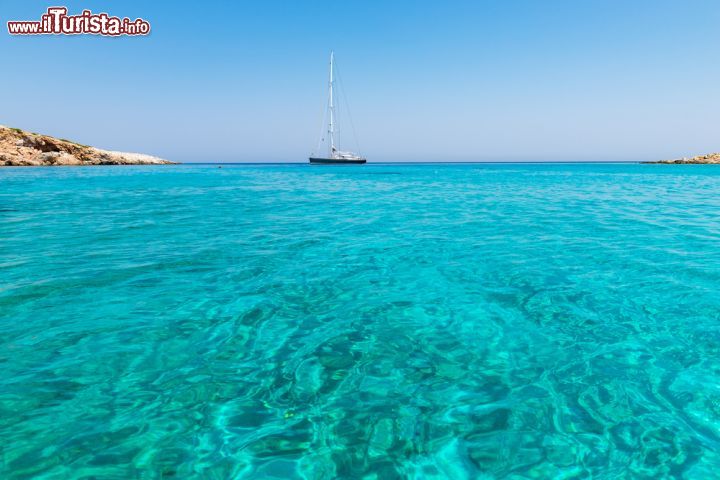 Immagine Il mare di Schinonta, isola di Astypalea arcipelago Dodecaneso, Grecia.