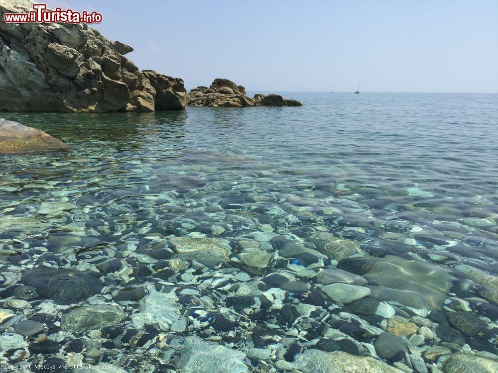 Immagine Il mare limpido della Riviera del Beigua nei pressi di Varazze in Liguria - © Naeblys / Shutterstock.com