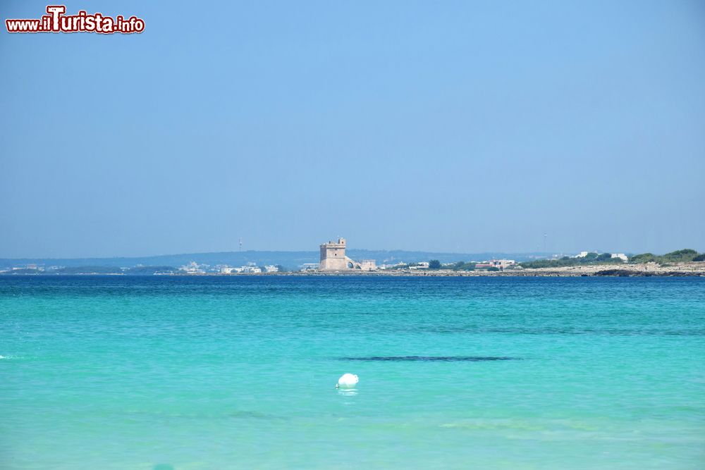 Immagine Il mare turchese di Sant'Isidoro vicino a Porto Cesareo nel Salento ionico in Puglia
