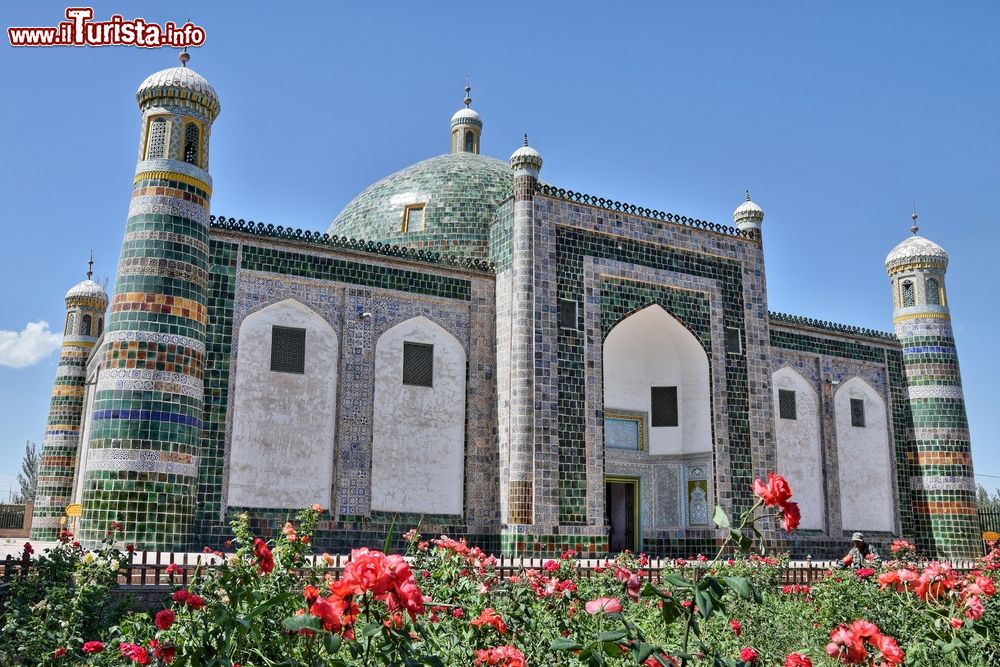 Immagine Il Mausoleo di Afaq Khoja luogo sagro nei pressi di Kashgar in Cina.