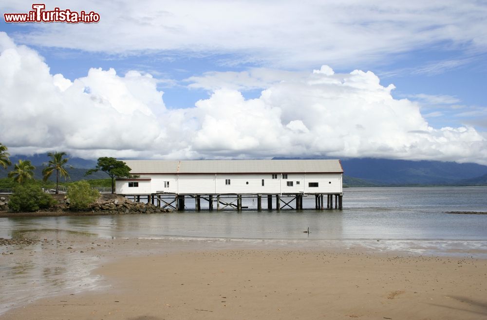 Immagine Il molo di Port Douglas verso il Daintree Range Park, Queensland, Australia.