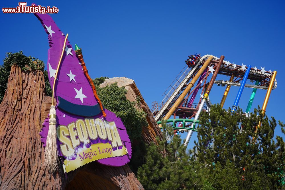 Immagine Il nuovo Sequoia Magic Loop  inaugurato a Gardaland nel  2019