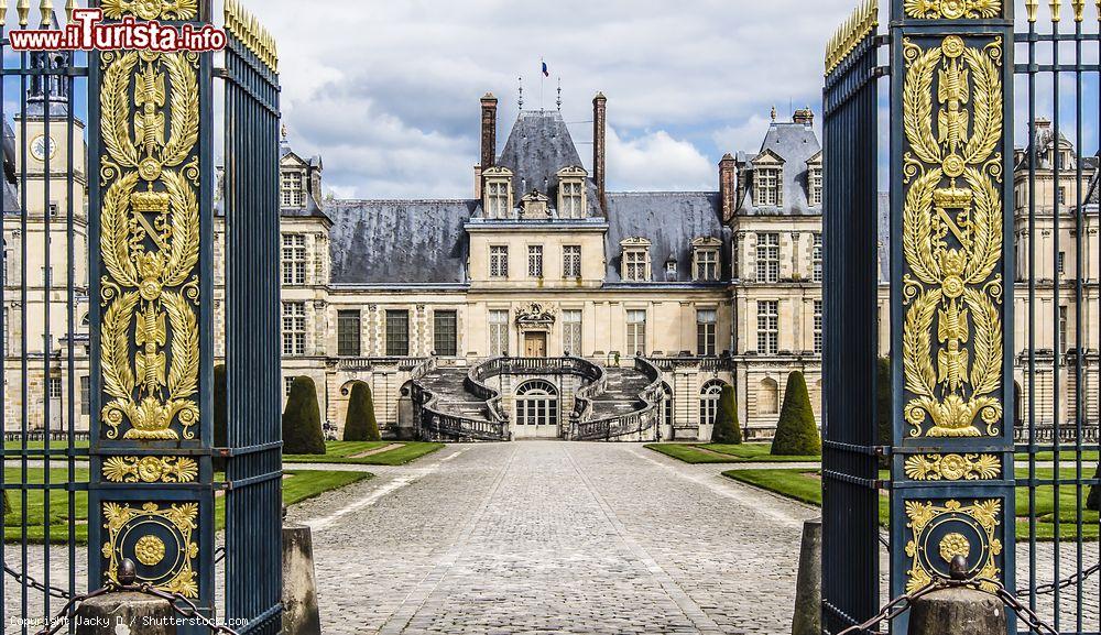 Immagine Il palazzo reale di Fontainebleau, Francia. Monumento storico dal 1862, il castello fa anche parte dei patrimoni mondiali dell'Unesco dal 1981. Al suo interno si trova anche una delle più ricche collezioni di arredi d'epoca di tutta la Francia - © Jacky D / Shutterstock.com
