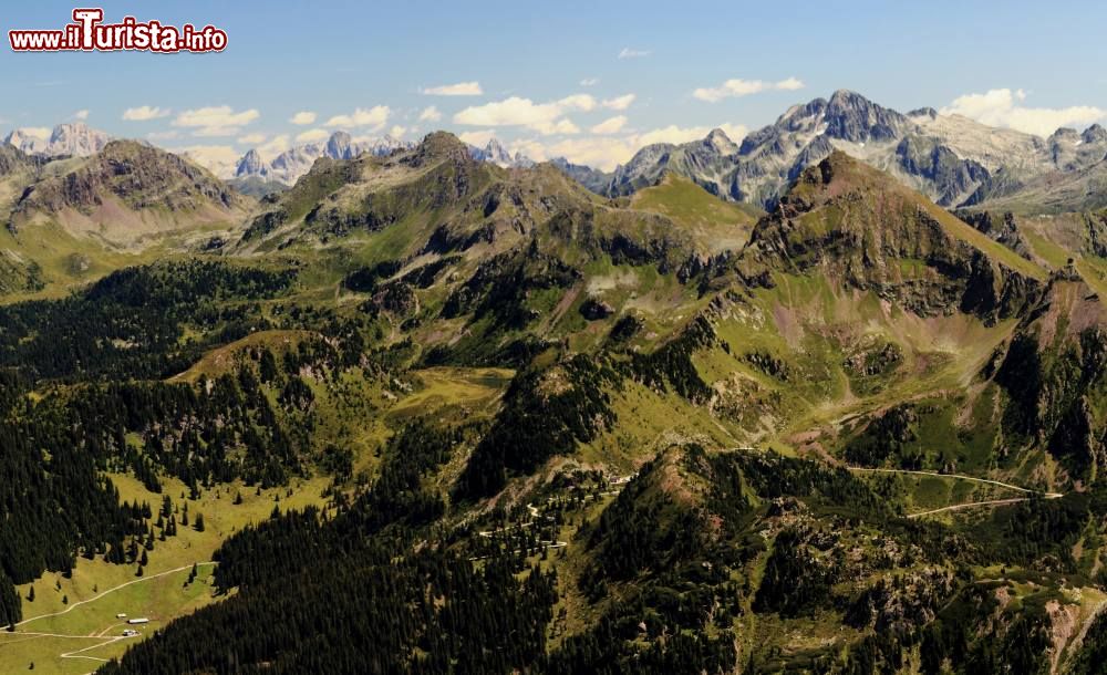 Immagine Il Panorama dal Monte Croce una delle vette che domina Valfloriana in Trentino (Val di Fiemme) - ©  Petri, CC BY 3.0, Wikipedia