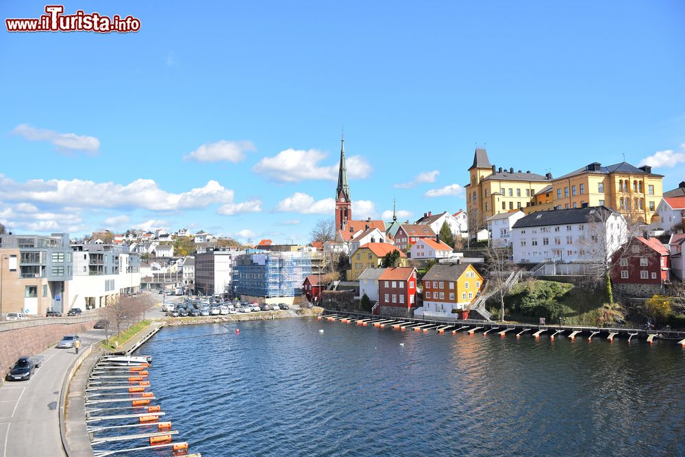 Immagine Il panorama del centro di Arendal nel sud della Norvegia.
