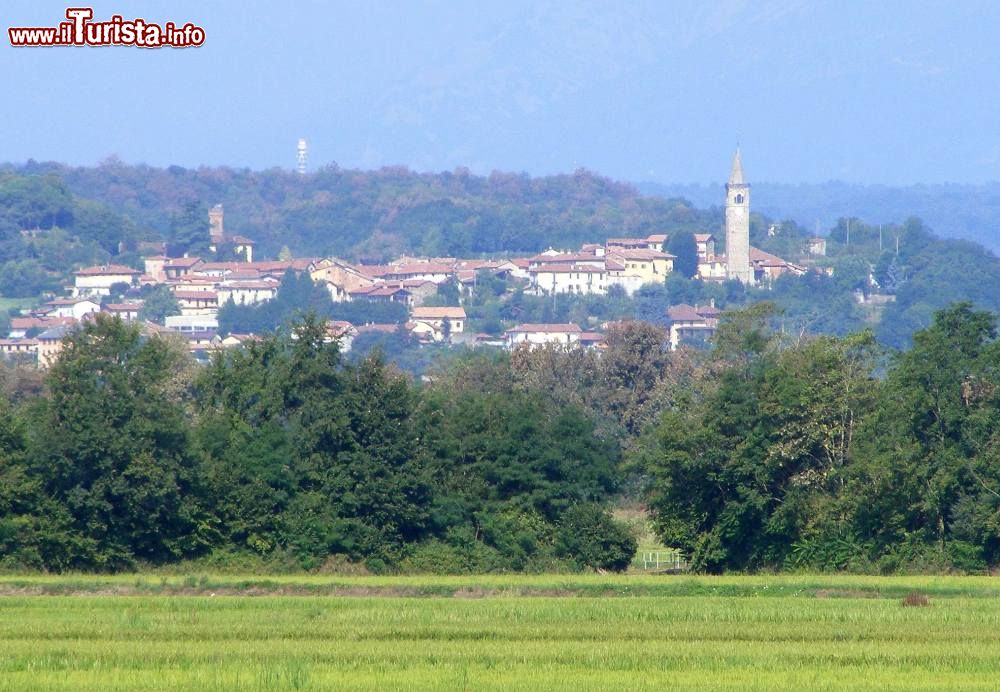 Immagine Il panorama di Salussola fotografato da San Daminano di Carisio in Piemonte - © F Ceragioli, CC BY-SA 3.0, Wikipedia