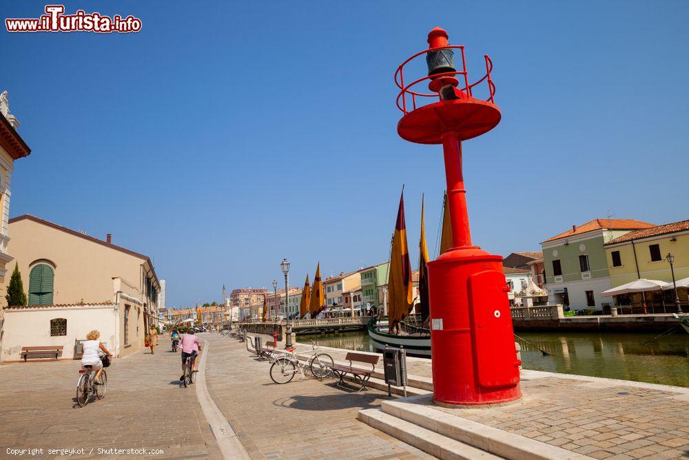 Immagine Il Porto Canale di Cesenetatico fotografato in una limpida giornata estiva - © sergeykot / Shutterstock.com