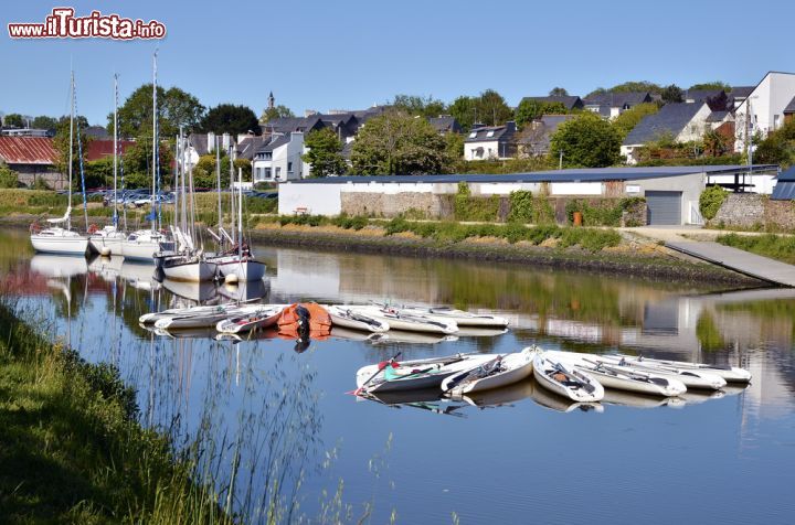 Immagine Il porto di Vennes in Bretagna, Francia: è soggetto a forti escursioni di marea