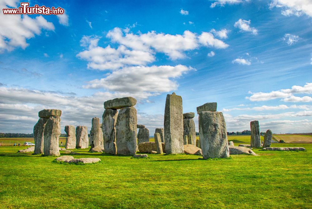 Immagine Il tempio di Stonehenge  uno dei siti archeologici più famosi di titta l'Inghilterra