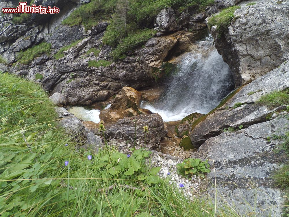 Immagine Il torrente della cascata di Gares, Dolomiti agordine, Veneto