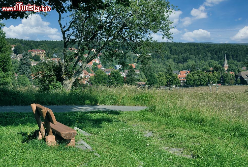 Immagine Il villaggio di Braunlage nella Montagna di Harz in Bassa Sassonia