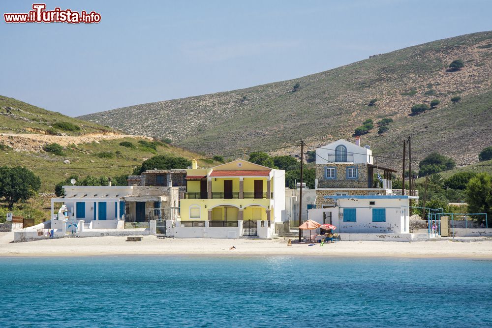 Immagine Il villaggio di Pserimos sull'omonima isola, Dodecaneso, Grecia.