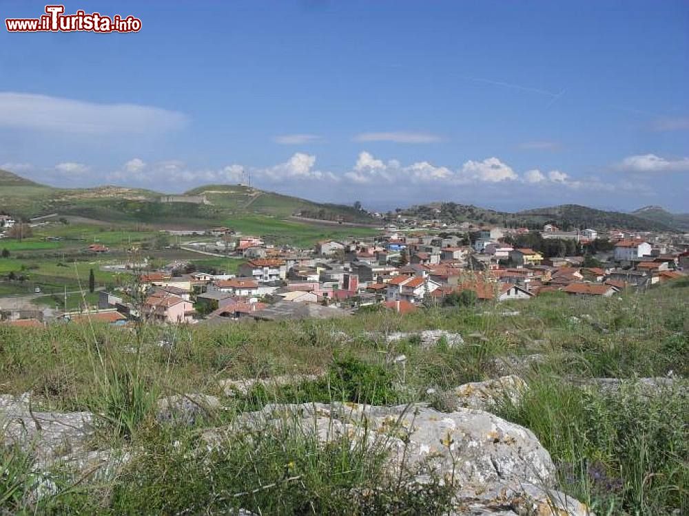 Immagine Il villaggio di Serrenti nel Medio Campidano in Sardegna