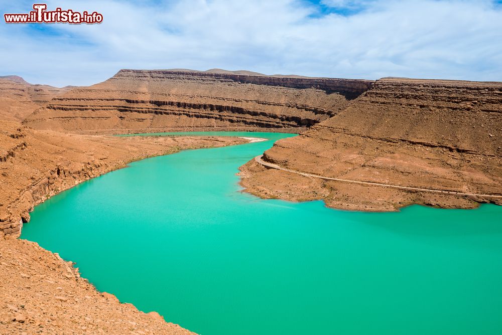 Immagine Ilo fiume Ziz nella regione di Er Rachidia in Marocco