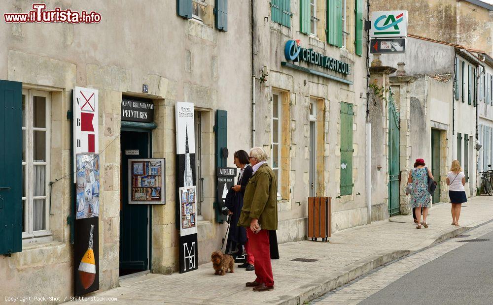 Immagine Un'immagine autunnale del pittoresco villaggio francese di Ars-en-Ré, isola di Ré. Questo borgo si trova sulla costa occidentale dell'isola francese - © Pack-Shot / Shutterstock.com